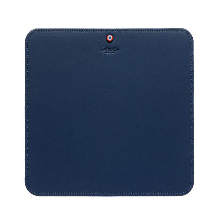 larmorie Alphonse Cuir lisse Tapis de souris Lune Bleue