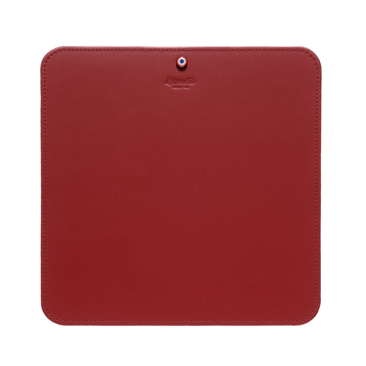 Alphonse Cuir lisse Tapis de souris Vigne Rouge