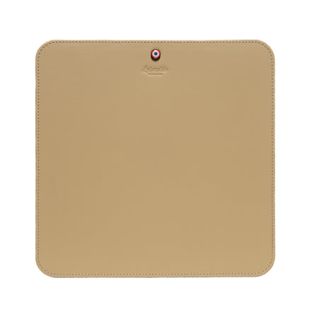 Alphonse Cuir lisse Tapis de souris Flocon Blanc Personnalisé