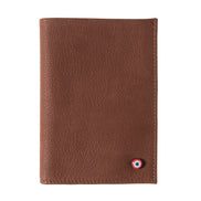 Albert Nubuck Leather Large Wallet Burnished Earth