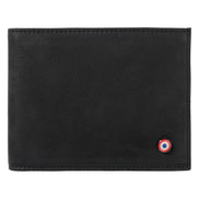 ARTHUR 2.0 Nubuck Leather Italian Wallet Black is black