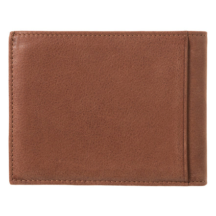 ARTHUR 2.0 Nubuck Leather Italian Wallet Burnished Earth Personalized