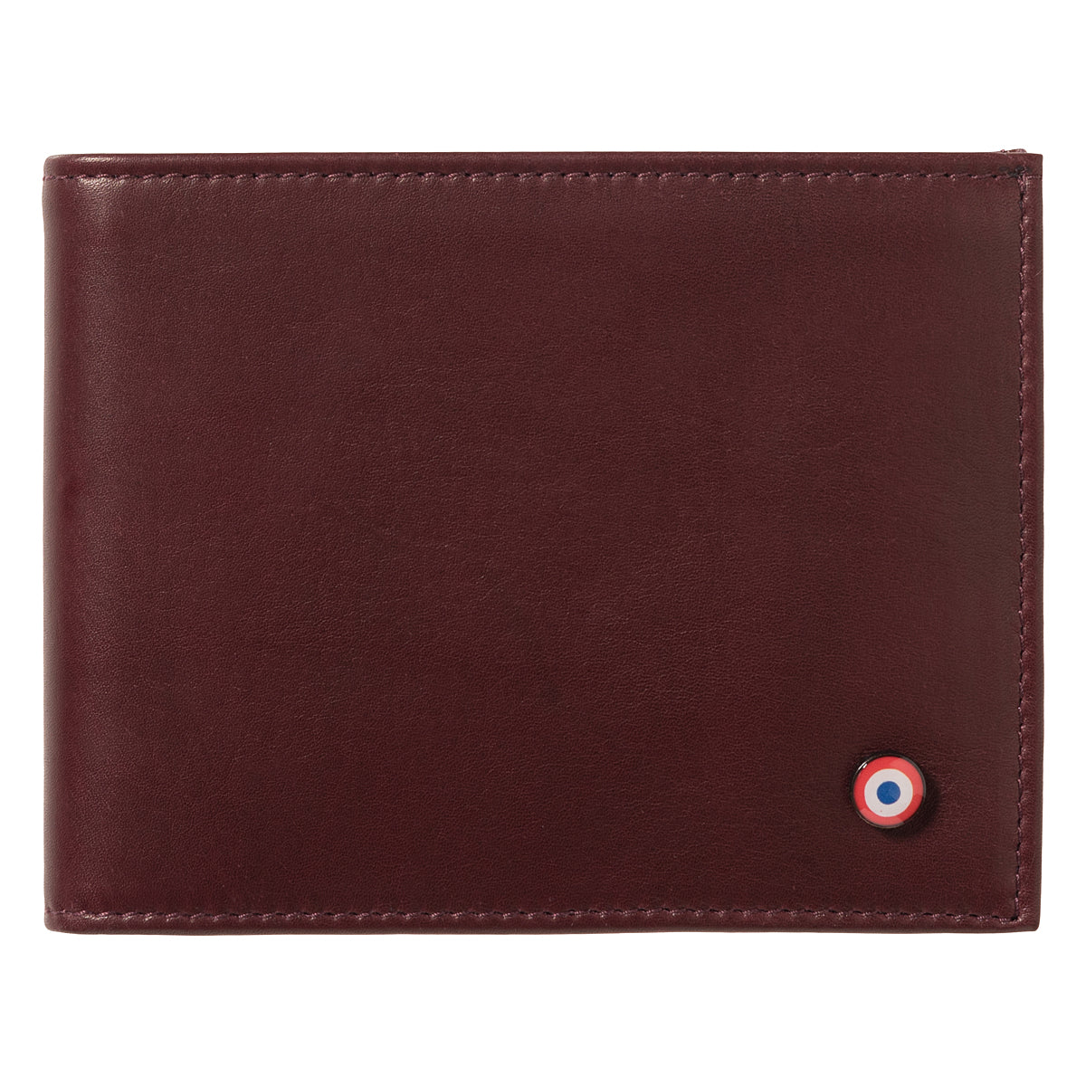 ARTHUR 2.0 Cuir Lisse Portefeuille Italien Vigne Rouge Personnalisé