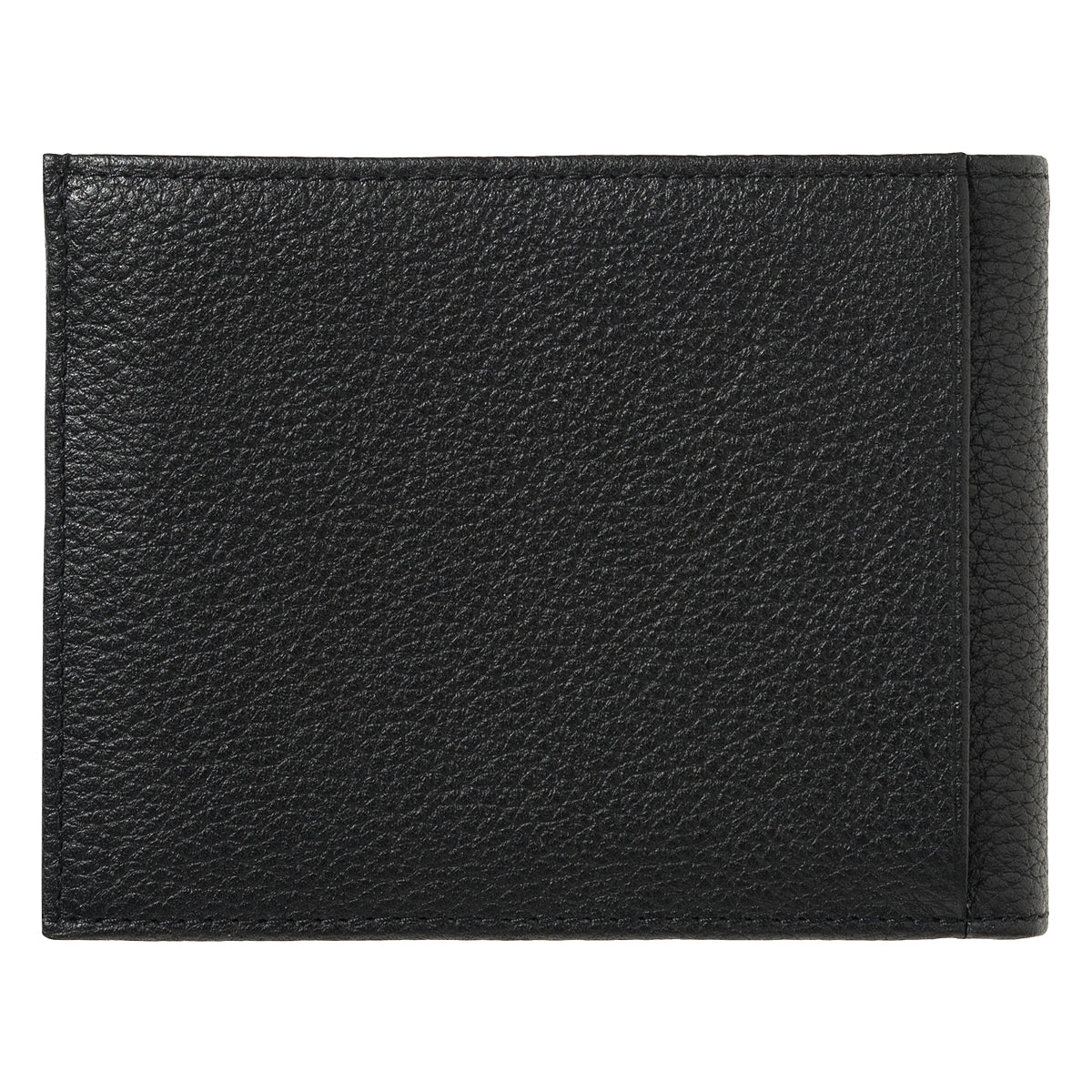 ARTHUR 2.0 Grained Leather Italian Wallet Black is black
