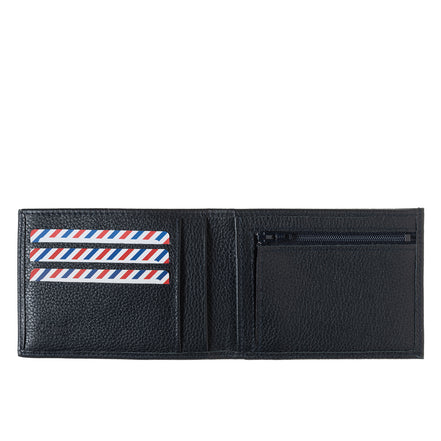 ARTHUR 2.0 Grained Leather Blue Moon Italian Wallet