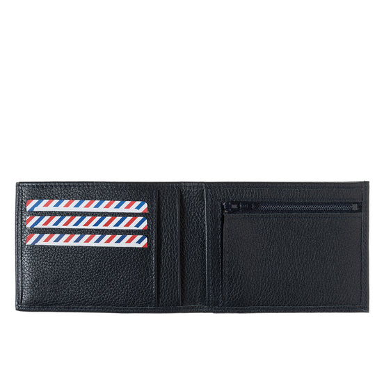 ARTHUR 2.0 Grained Leather Blue Moon Italian Wallet