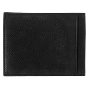 Arthur  Cuir de Poisson et Cuir Nubuck Portefeuille Italien Noir c'est Noir