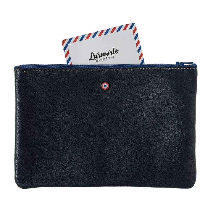 CAMILLE Personalized Blue Moon Upcycled Cowhide Leather