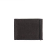 Hector Cuir Nubuck Portefeuille Italien Pince à Billets Nuage Gris Personnalisé