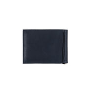 Hector Cuir Nubuck Portefeuille Italien Pince à Billets Lune Bleue