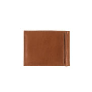 Hector Cuir Vintage Portefeuille Italien Pince à Billets Terre Brunie