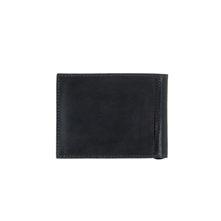 Hector Cuir Vintage Portefeuille Italien Pince à Billets Nuage gris