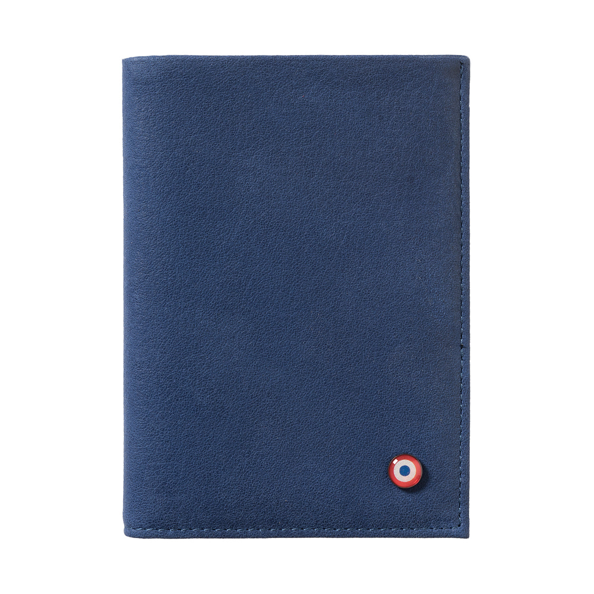 VICTOR Cuir nubuck portefeuille Junior Mer Indigo