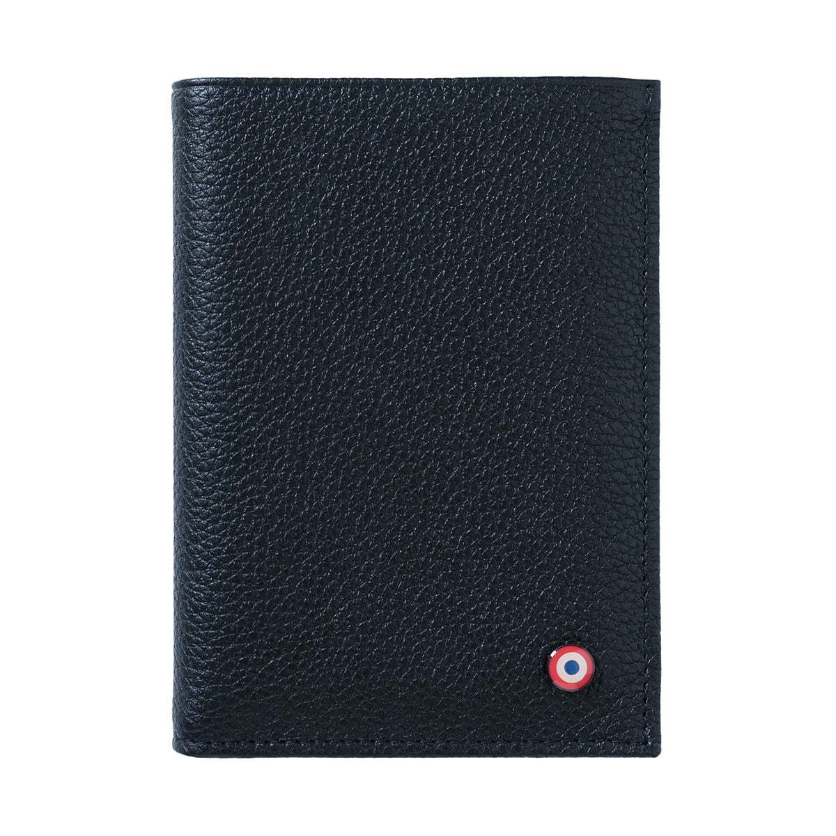 VICTOR Cuir grainé portefeuille Junior Lune bleue personnalisé